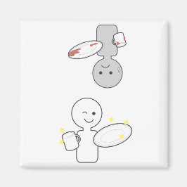 Imã Imagem limpa suja