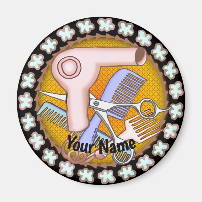 Imã Imagem mágica de Beauty Salon (Frente)