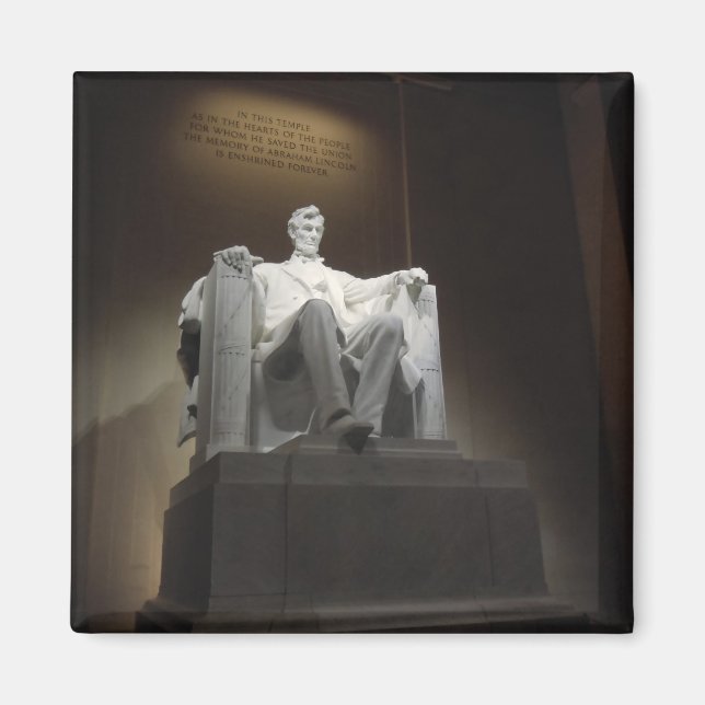 Imã Imagem memorial Lincoln (Frente)