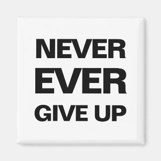 Imã Imagem moderna motivacional do quoute preto e bran