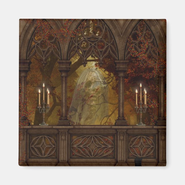 Imã Imagem Mortal do Halloween (Frente)