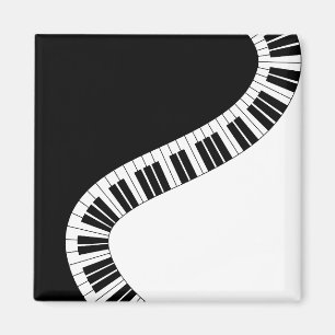 Imã Imagem Musical do Teclado Piano