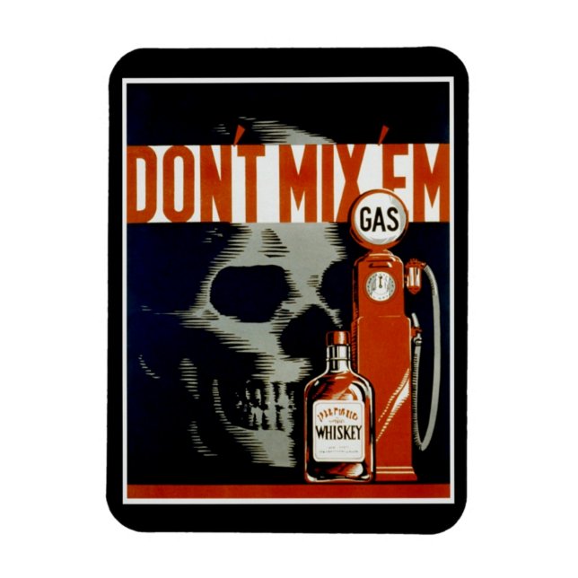 Ímã Imagem "Não Misture Em" (Vertical)