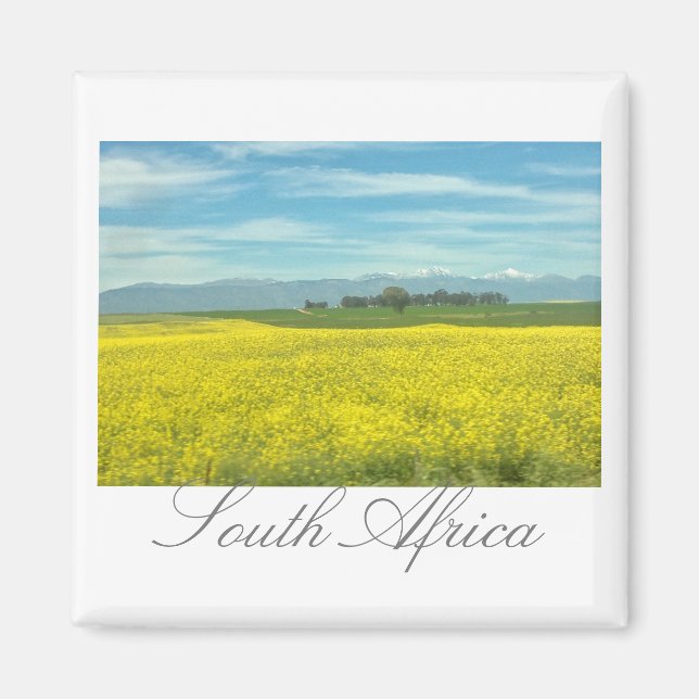 Imã Imagem Natural da África do Sul (Frente)