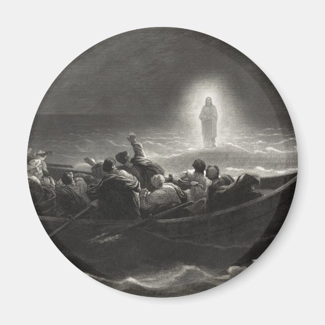 Imã Imagem "Noite no Mar da Galileia" (Frente)