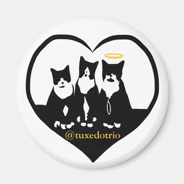 Imã Imagem original do TuxedoTrio (Frente)