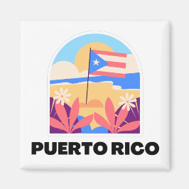 Imã Imagem Paisagem de Porto Rico
