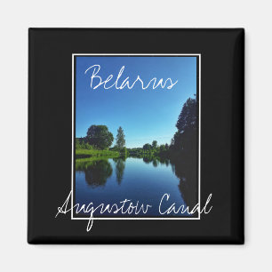 Imã Imagem Paisagem Natural do Canal de Augustow