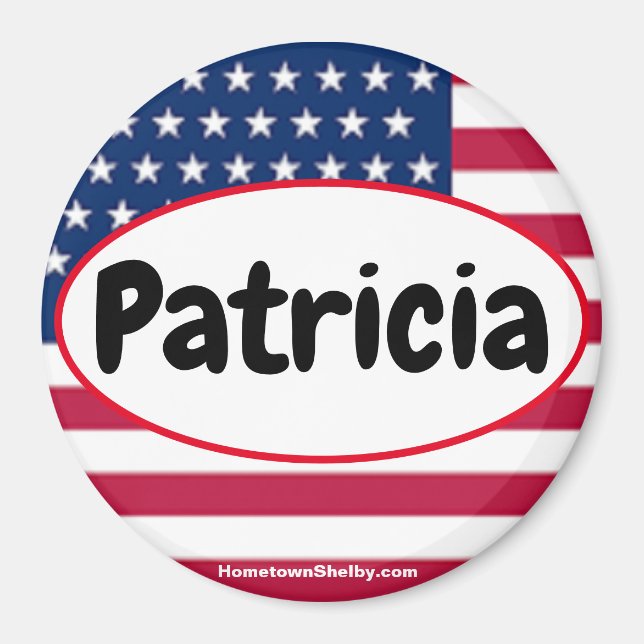 Imã Imagem Patriótica Patricia (Frente)