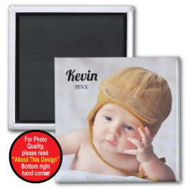 Imã Imagem personalizada com fotografia