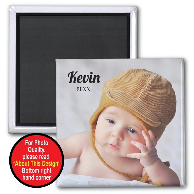 Imã Imagem personalizada com fotografia (Criador carregado)