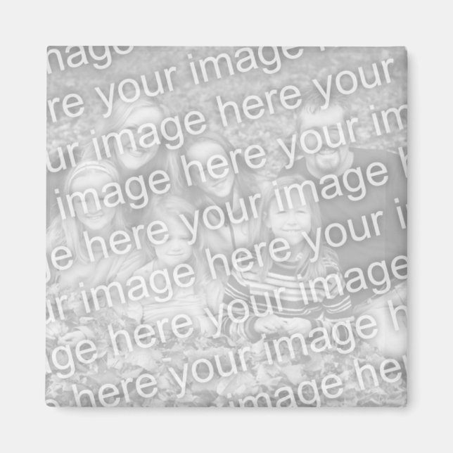 Imã Imagem personalizada com imagem (Frente)