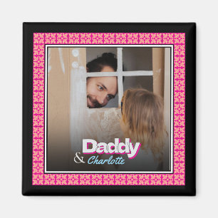Imã Imagem Personalizada da Família - Foto Filha-Filho