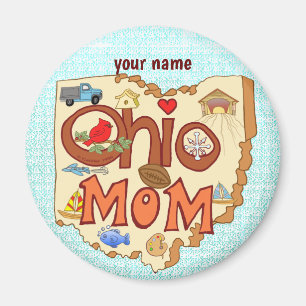 Imã Imagem personalizada da mãe de Ohio