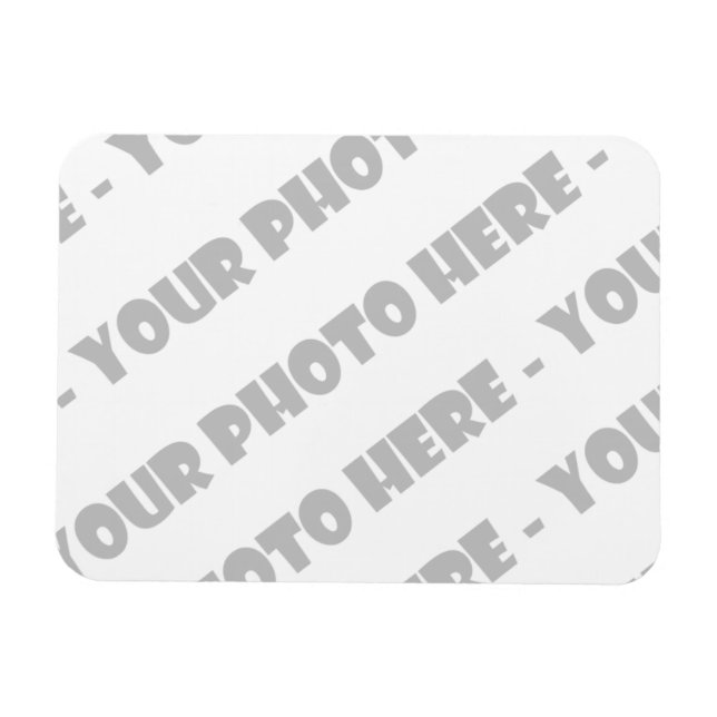 Ímã Imagem personalizada de 3" x 4", Crie o seu própri (Horizontal)