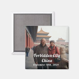 Imã Imagem Personalizada de Foto do Viagem da China pa