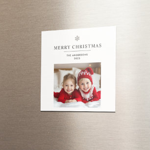 Imã "Imagem personalizada de fotos e nomes de Natal fe