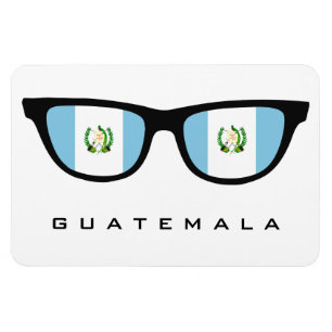 Ímã Imagem personalizada de texto e cor do Guatemala S