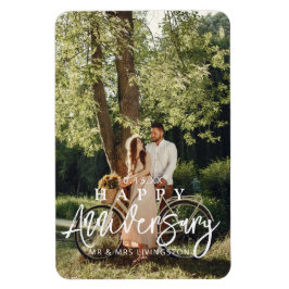 Ímã Imagem Personalizada do Aniversário de Casamento