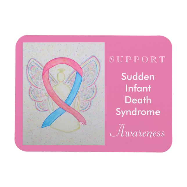 Ímã Imagem Personalizada do Anjo da Faixa de Sensibili (Horizontal)