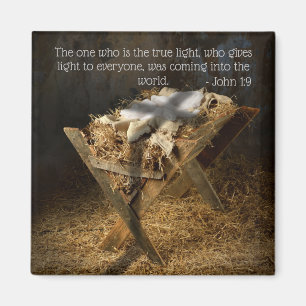 Imã Imagem personalizada do Manger Cross