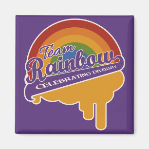 Imã Imagem personalizada do Team Rainbow