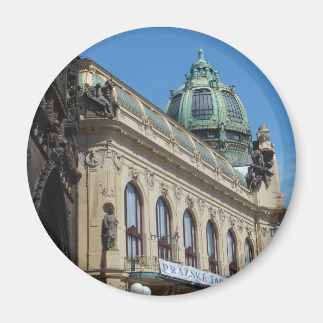 Imã Imagem personalizada Praga/Praha (Frente)