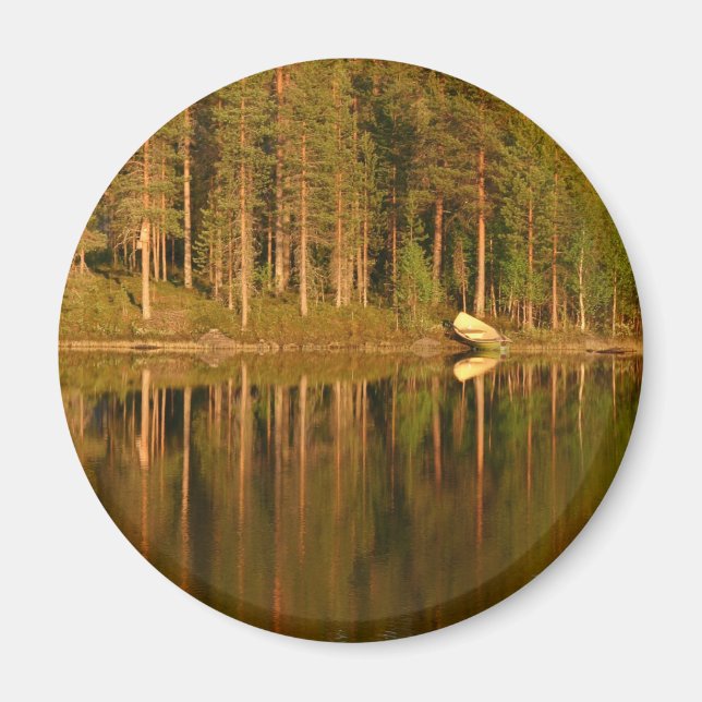 Imã Imagem personalizada Reflexões da Natureza (Frente)