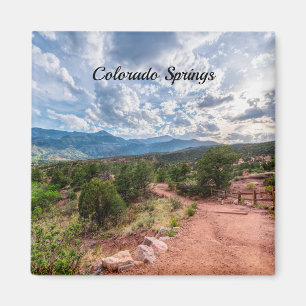 Imã Imagem Pikes do Colorado Pico Evening Hike Square