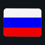 Ímã Imagem Premium com Bandeira da Rússia<br><div class="desc">Magnet Premium com a bandeira da Rússia.</div>