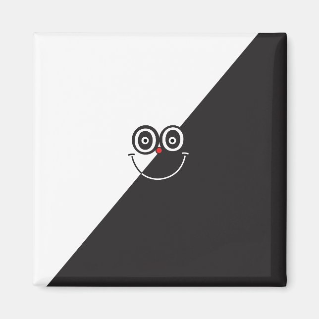 Imã Imagem Preta e Branca (Frente)