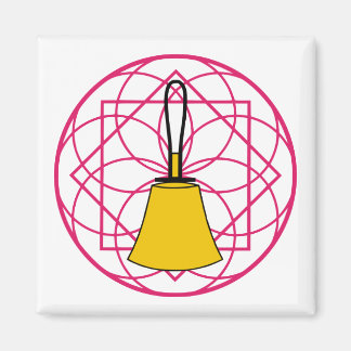 Imã Imagem Quadrada de Bell Mandala
