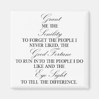 Imã Imagem quadrada de oração da senilidade