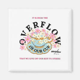 Imã Imagem quadrada de SOBREFLUXO Desenhada por Adiela