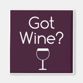 Imã Imagem quadrada de vinho