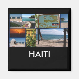 Imã Imagem quadrada Labadee no Haiti