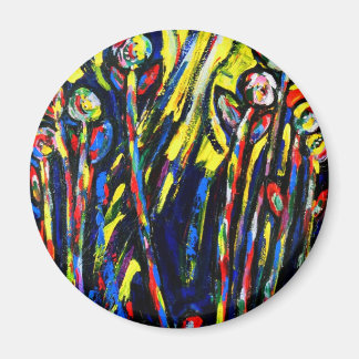 Imã Imagem redonda de design personalizado