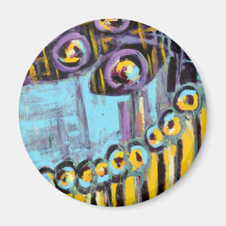 Imã Imagem redonda de design personalizado