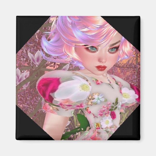 Imã Imagem Retroativa de Cantos de Fotos (Frente)