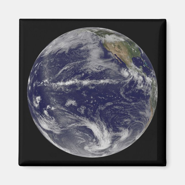 Imã Imagem satélite da Terra (Frente)