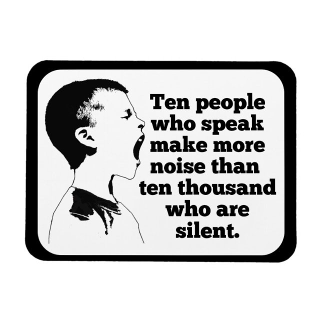 Ímã Imagem "Shout" (Horizontal)