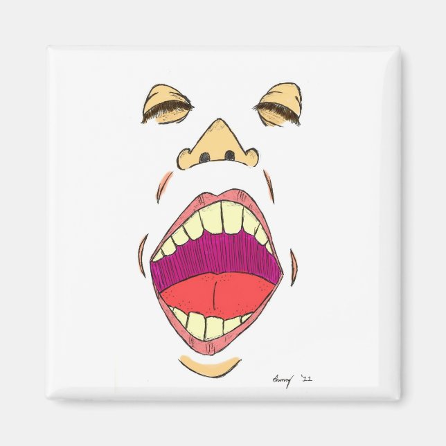 Imã Imagem "Shout" (Frente)