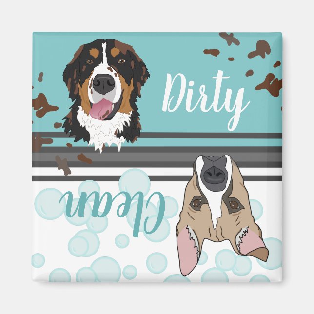 Imã Imagem suja/limpa (Frente)