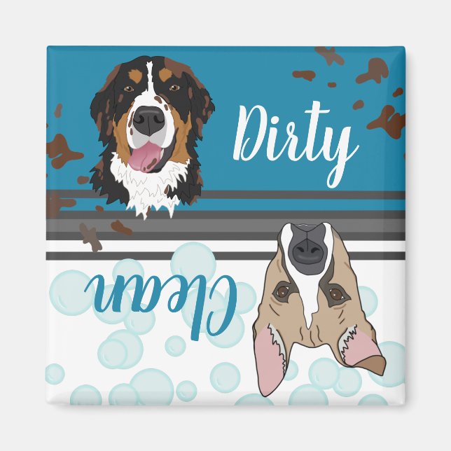 Imã Imagem suja/limpa (Frente)