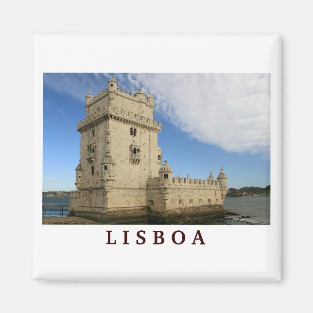 Imã Imagem "Torre de Belem, Lisboa" (Frente)