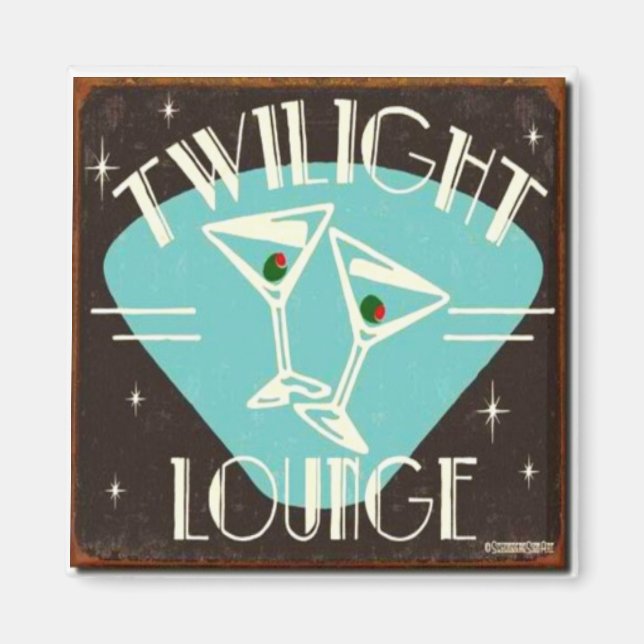 Imã Imagem 'Twilight Lounge' (Frente)