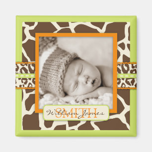 Imã Imagem Verde Safari Boy