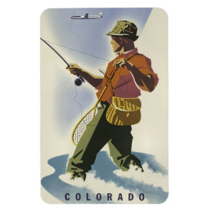 Ímã Imagem Viagens vintage do Colorado USA