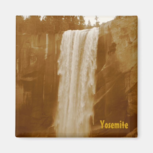 Imã Imagem Vintage Yosemite! (Frente)