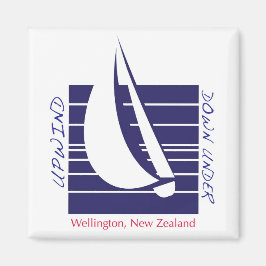 Imã Imagem Wellington Boat Blue Square_UpDown